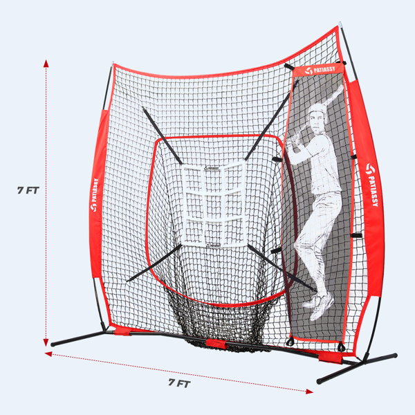 OXYGIE Baseball Softball Hitting Pitching Batting Practice Net With